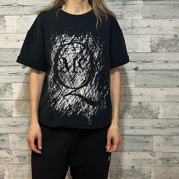 Alexander McQueen Sweatshirt Tee Black size large - Picture 1 of 5